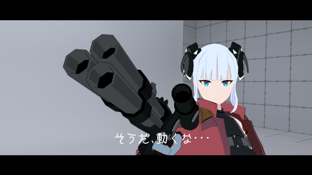 VRChat想定 3Dアバター「Gareko/ShowDown ガレ子」