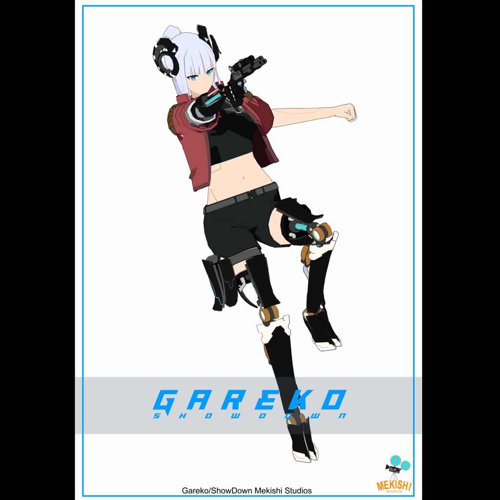 VRChat想定 3Dアバター「Gareko/ShowDown ガレ子」