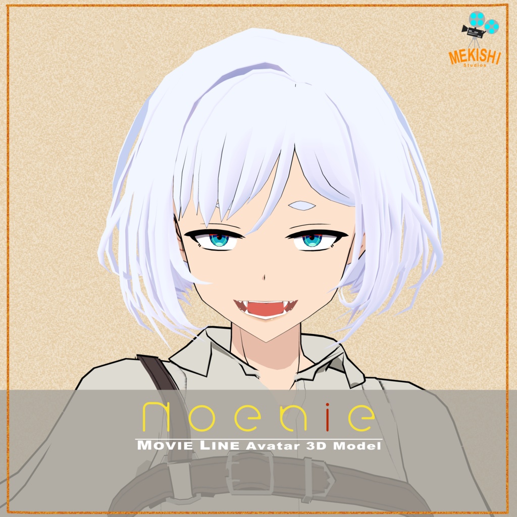 VRChat想定 3Dアバター「Noenie/ノエニエ」