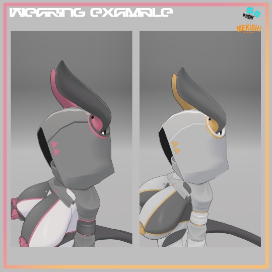 VRChat想定 3Dモデル 「ニューラリア」対応衣装 N_Hoodie