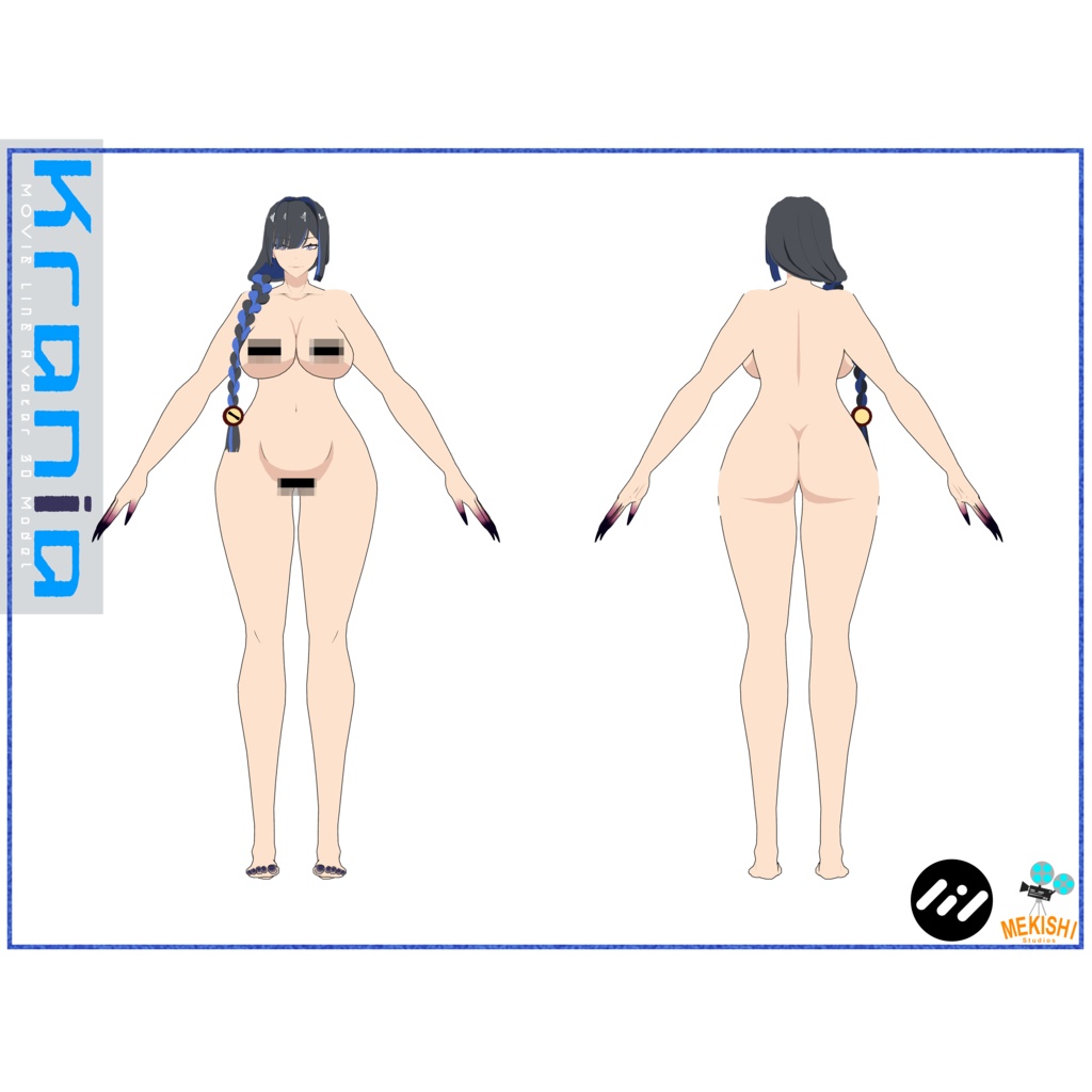 VRChat想定 3Dアバター「Krania/クラニア」