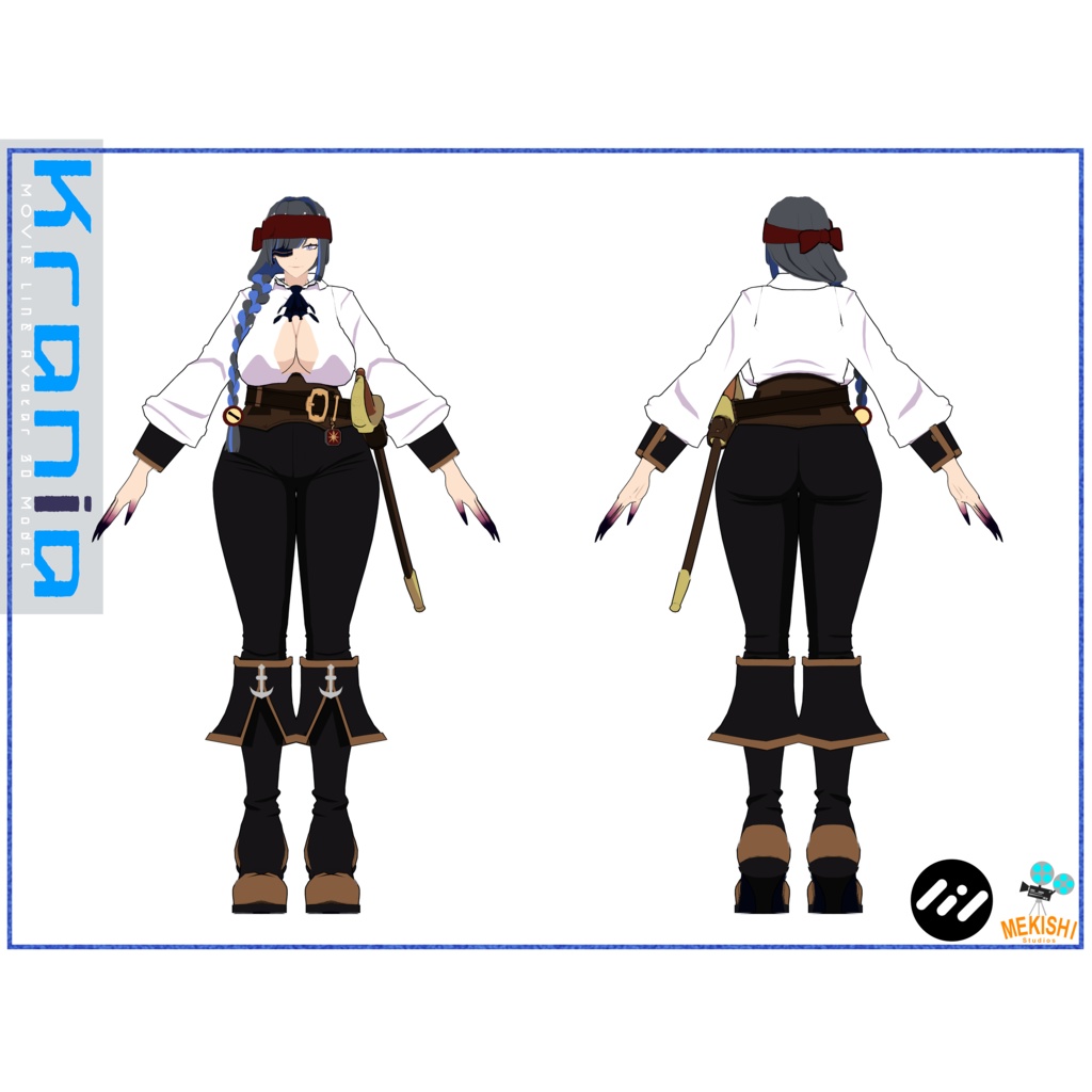 VRChat想定 3Dアバター「Krania/クラニア」