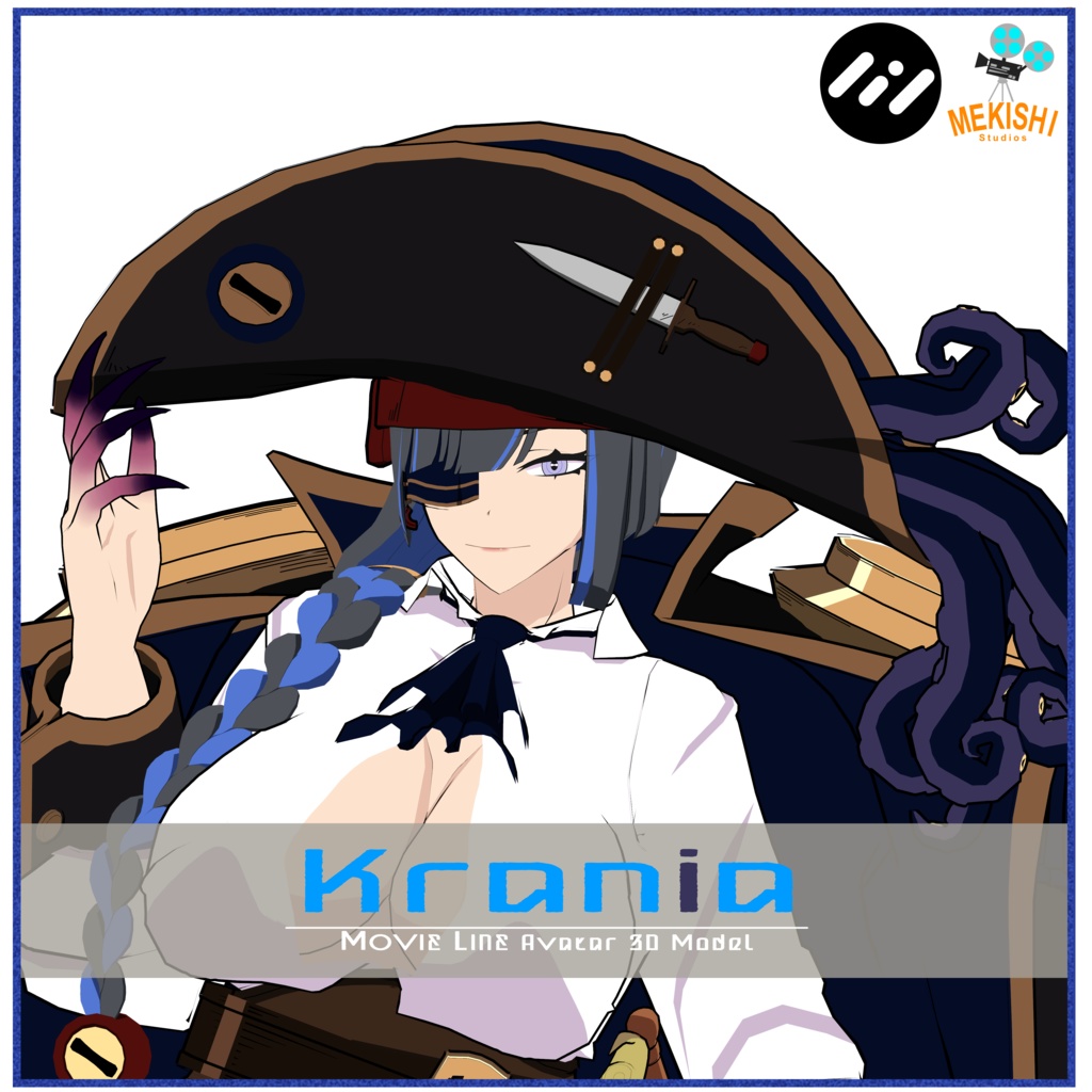 VRChat想定 3Dアバター「Krania/クラニア」