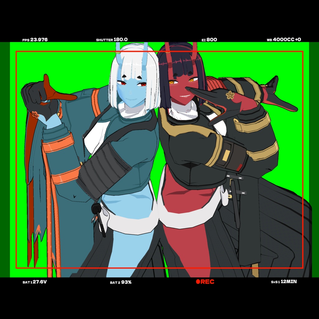 VRChat想定 3Dアバター「Keikoku-Dōji/傾国童子」