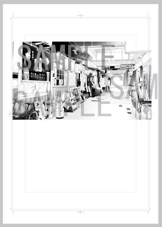 【背景素材】高架下居酒屋