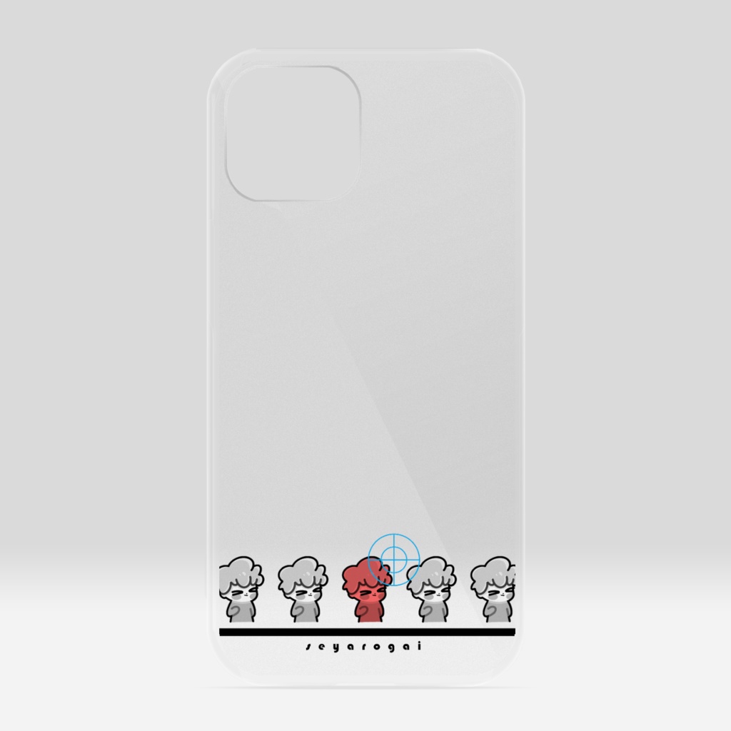 GoRoYaNi seyarogai target iPhone13クリアケース