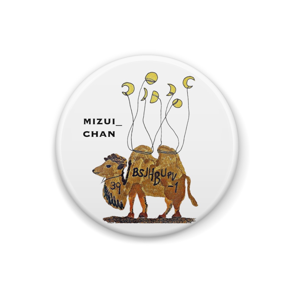 mizui_chan Design缶バッジ⑩