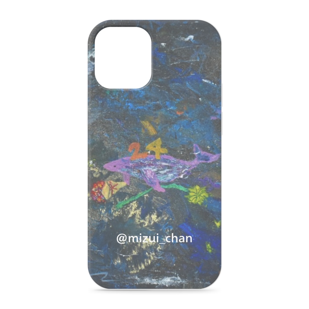 Mizui_chan Design iPhoneケース①(『52』)