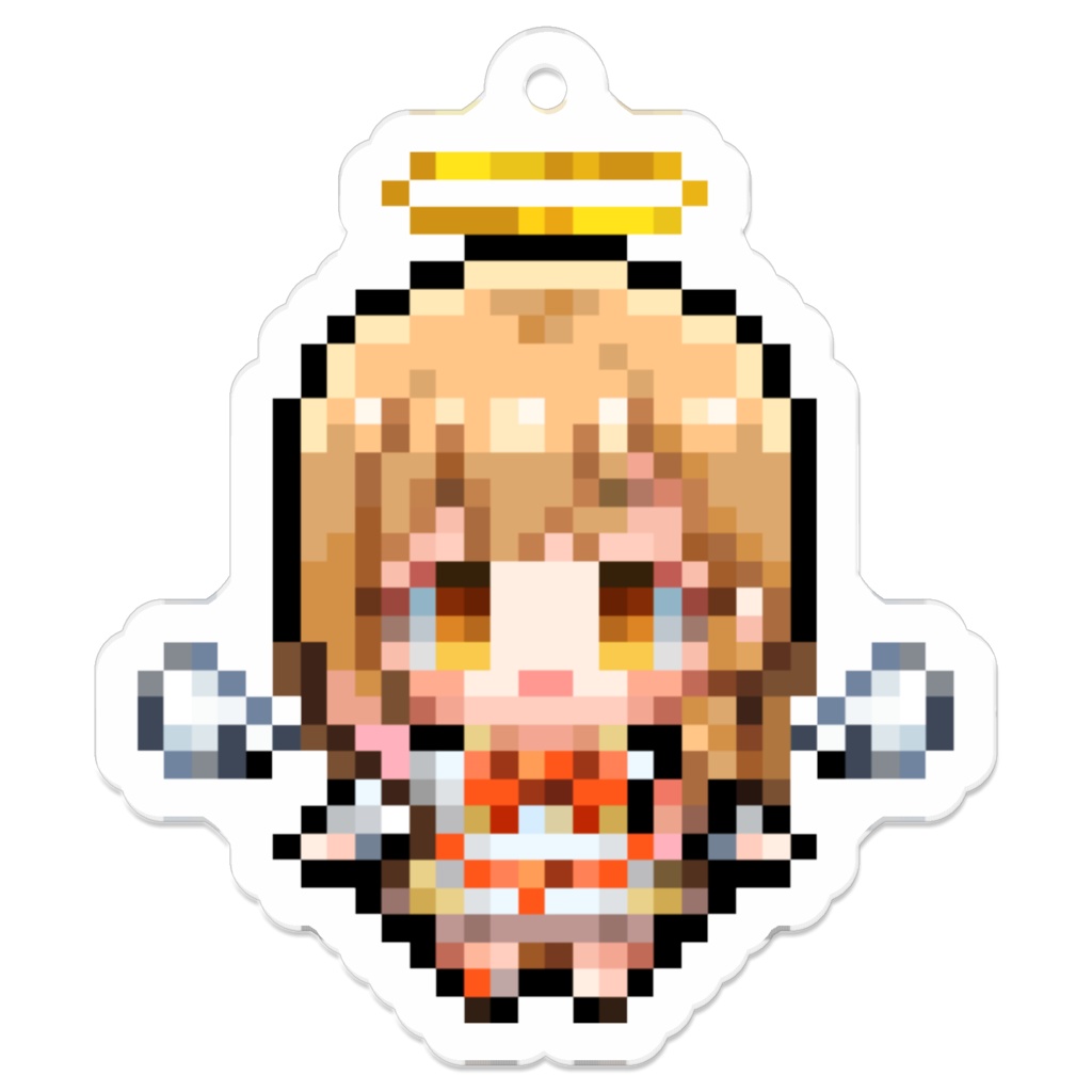 ドットらめてんアクリルキーホルダー（通常ver）