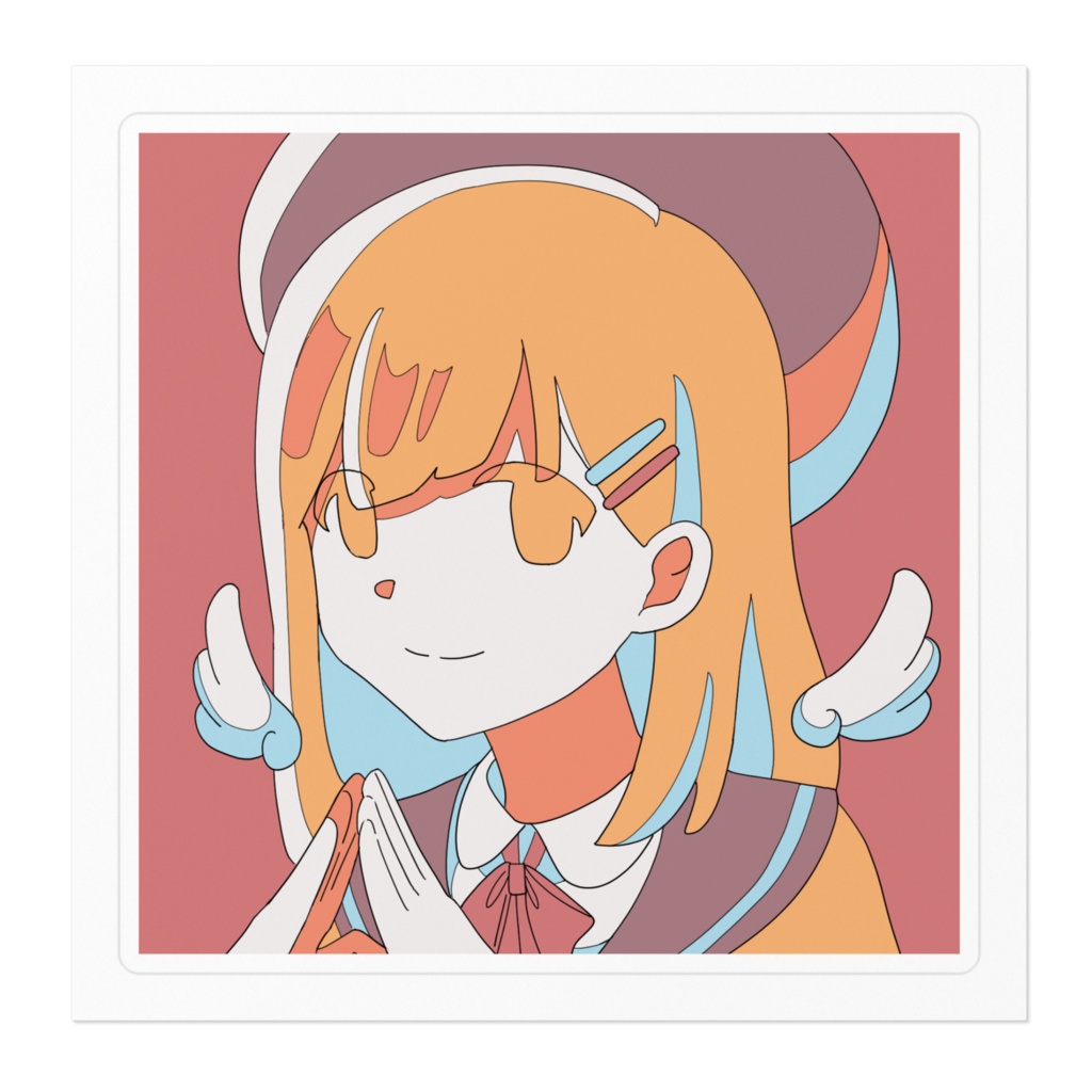 天使のおしゃれステッカー