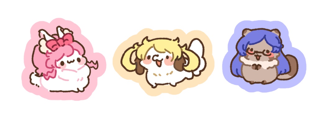 ケモチャンフレークシール キラッツBセット