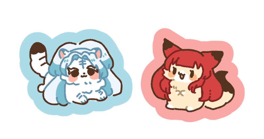 ケモチャンフレークシール アイランジュセット