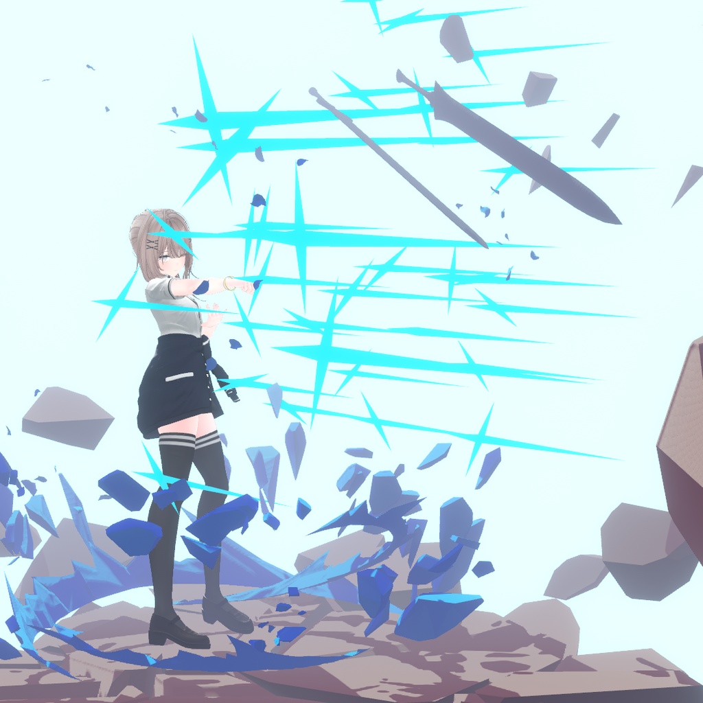 【VRC想定】魔力剣ブランディシュ