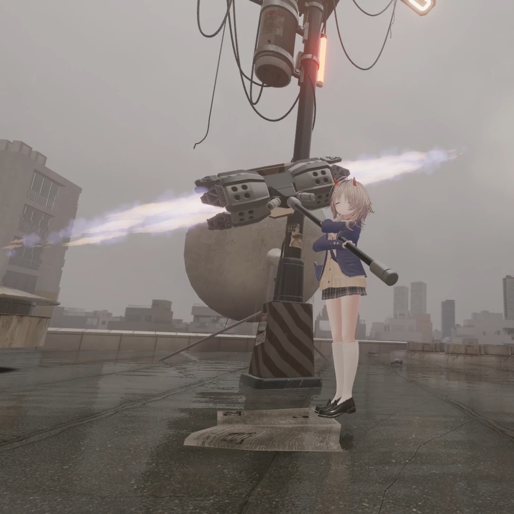 【VRC想定】ジェットハンマー 【3/8まで無料配布】