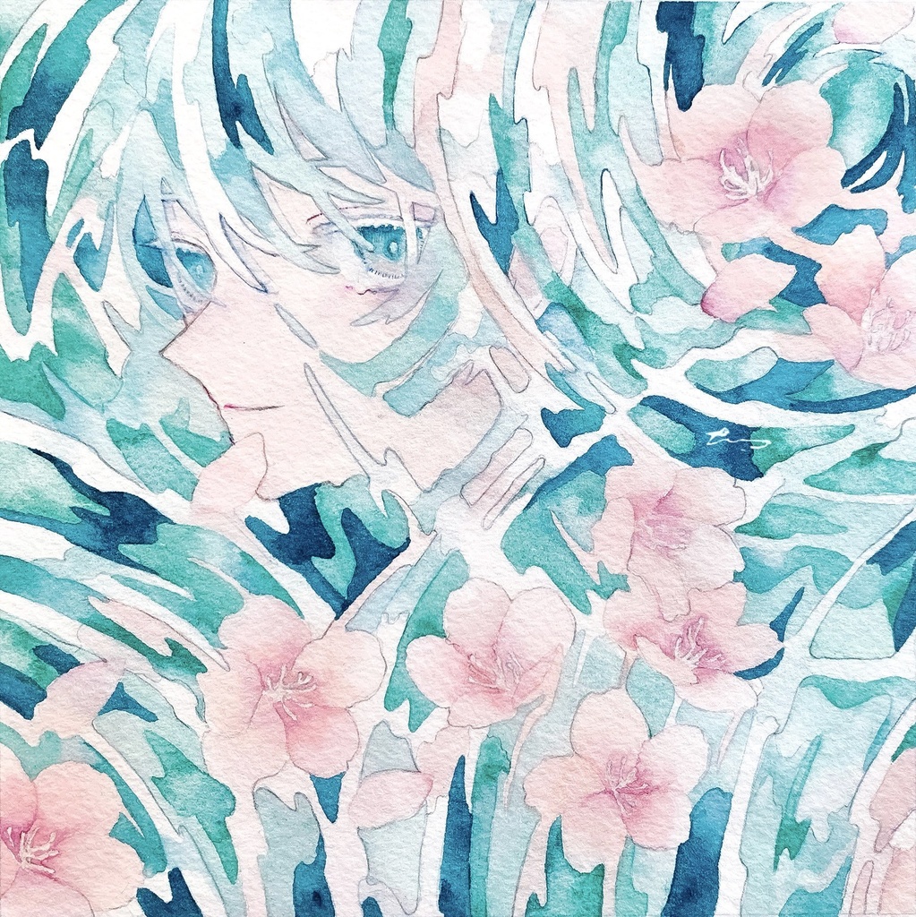 【額装原画】揺らぐ春