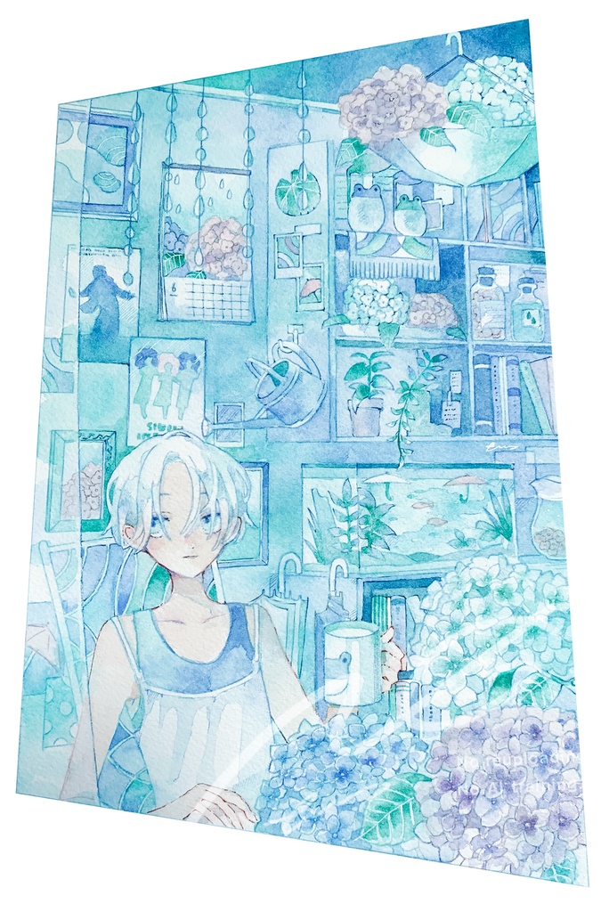 【額装原画】日曜日