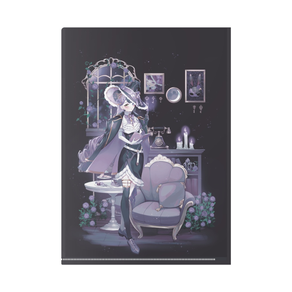 クリアファイル秋川ひぐらしVTuber一周年記念グッズ