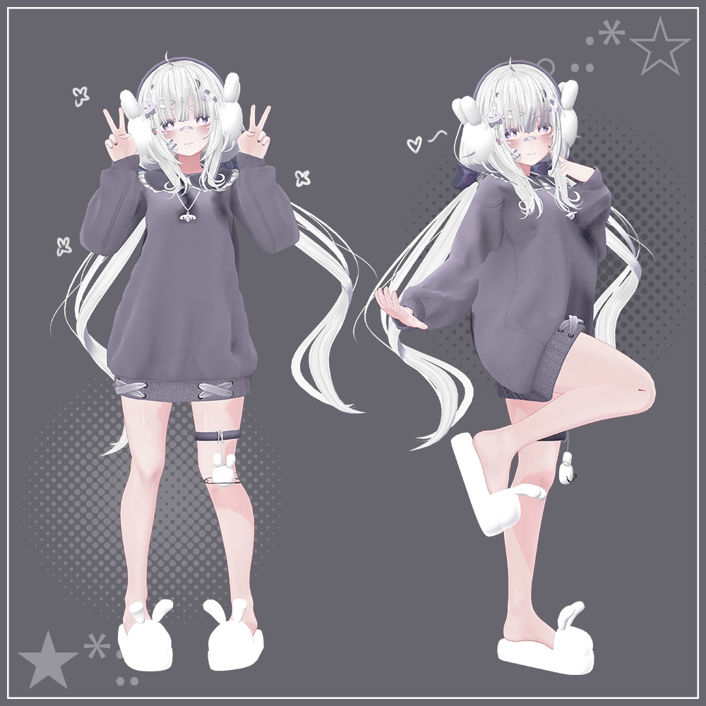 【Cute Pose set No.01】 ー かわいいポーズセット No.01 ꕥ
