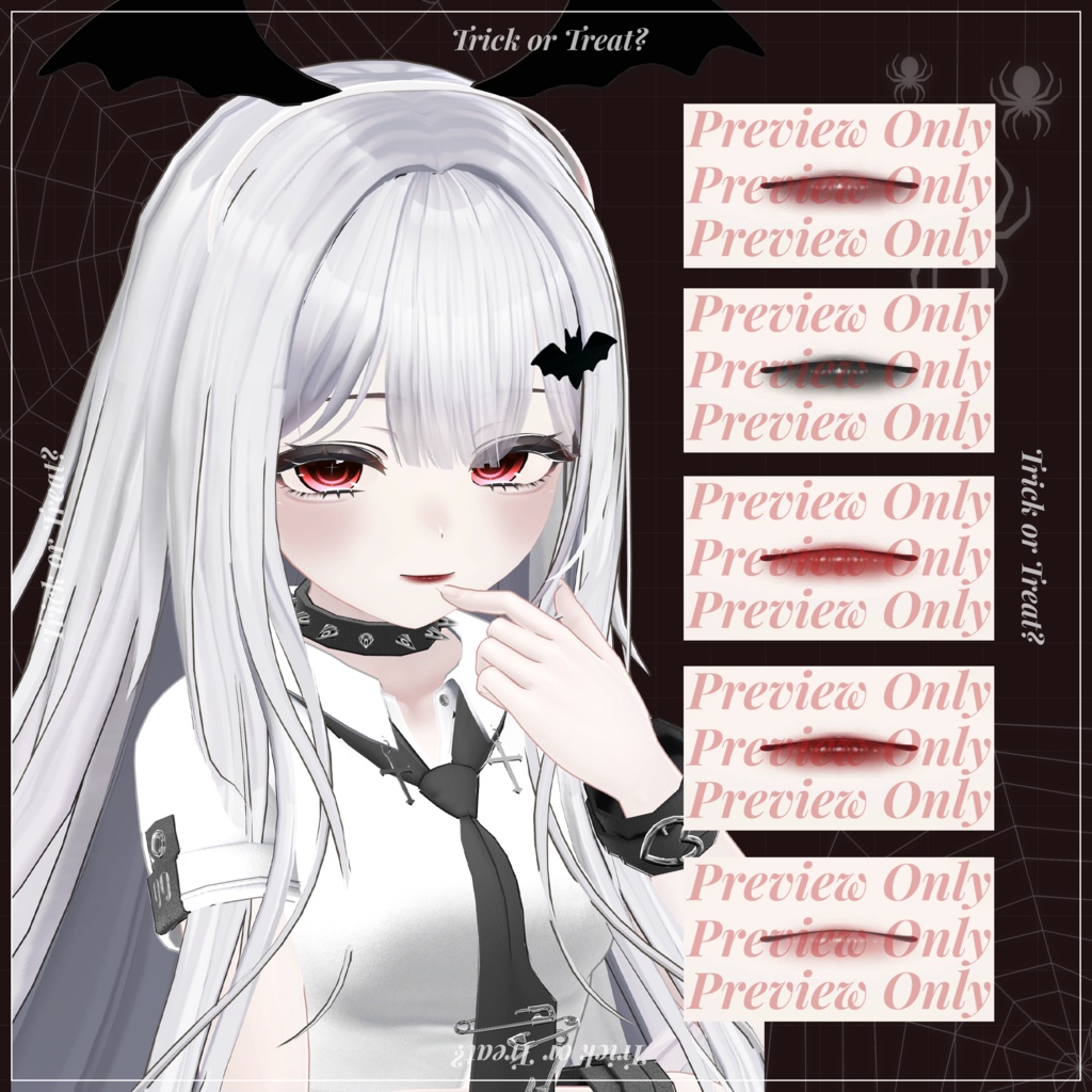 🕸️【マヌカ (Manuka)】Vampire Makeup and Body Texture 🕸️