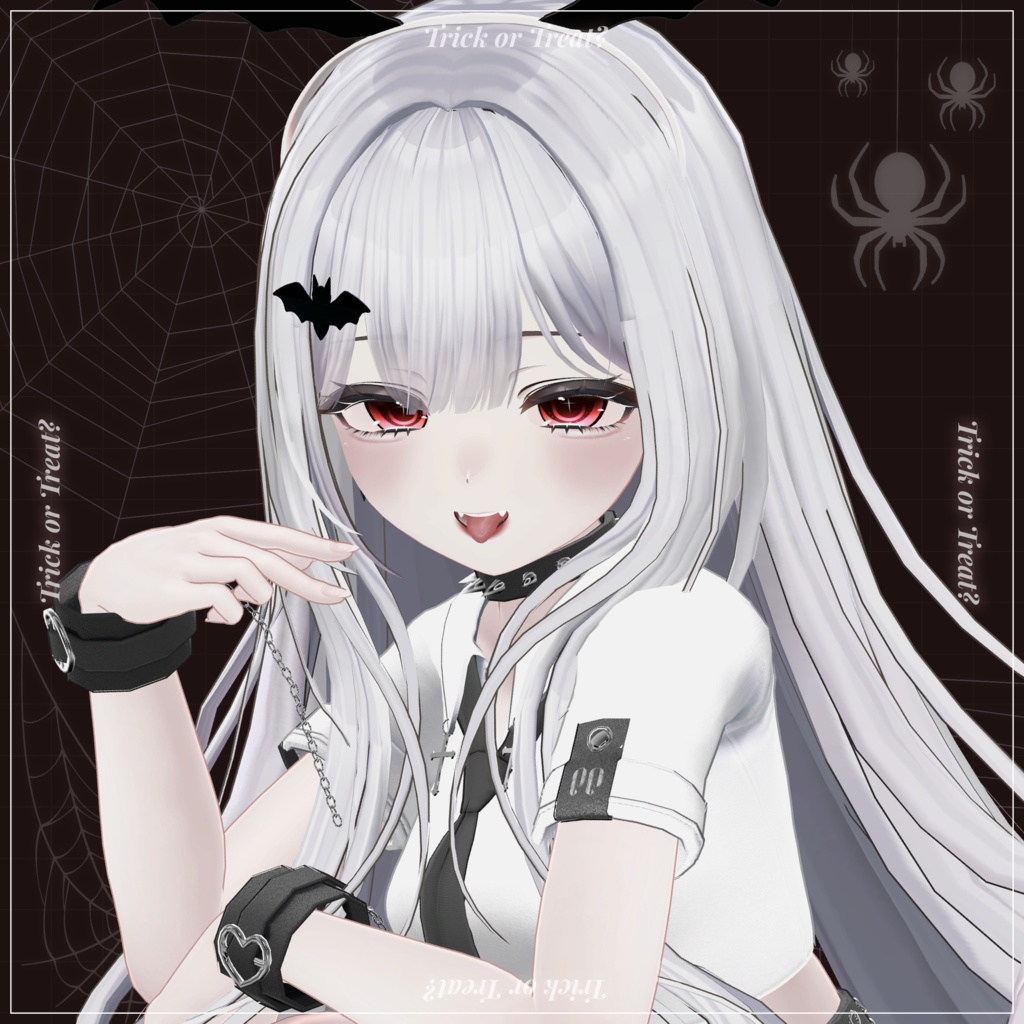 🕸️【マヌカ (Manuka)】Vampire Makeup and Body Texture 🕸️