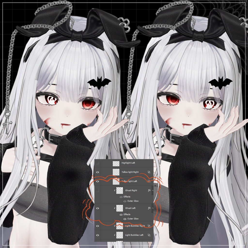 🕸️【マヌカ (Manuka)】Halloween Eye Texture 10 Colors🕸️