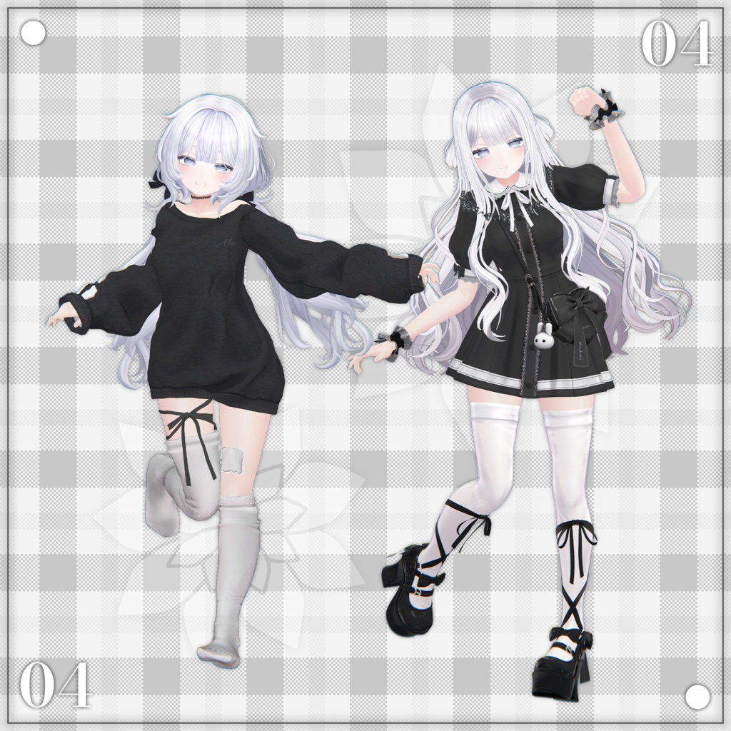 【Cute Pose set No.04】 ー かわいいポーズセット No.04 ꕥ