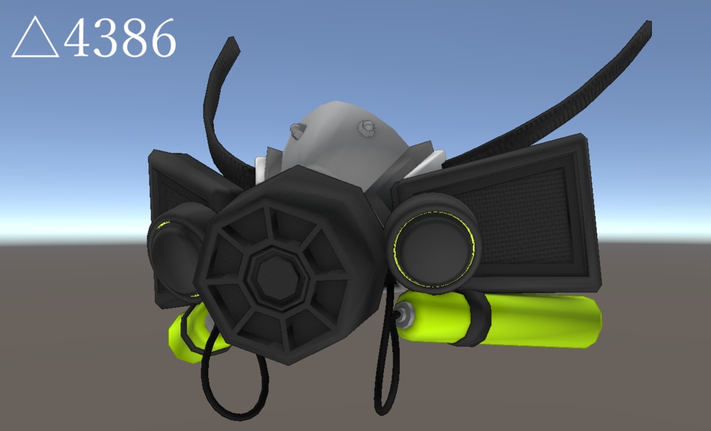 サイバーパンクガスマスク(VRC想定)