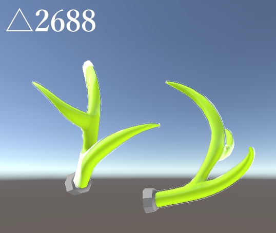 【MA対応】サイバーパンク鹿角(VRC想定)