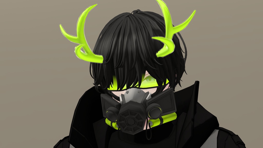 【MA対応】サイバーパンクゴーグル(VRC想定)