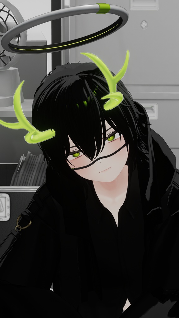 【MA対応】サイバーパンクヘイロー(VRC想定)