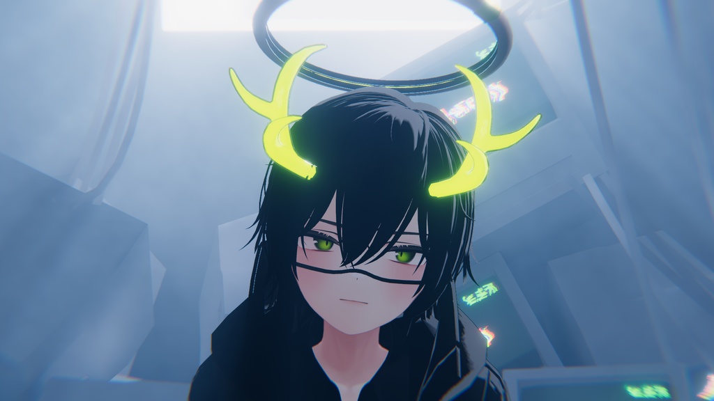 【MA対応】サイバーパンクヘイロー(VRC想定)