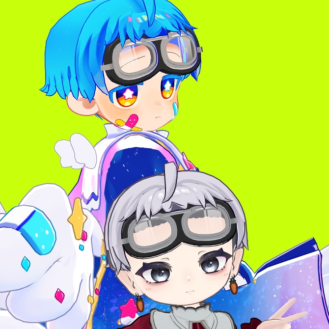 【4アバター対応】ゴーグルショートヘア