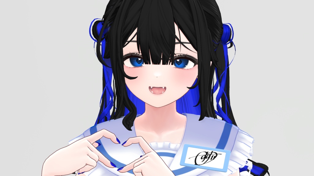 パステルレザーネームプレート(VRC想定)