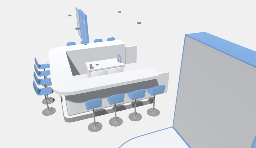 BarProps(VRChat用 / メイドカフェ・コンカフェ・ガールズバー想定)