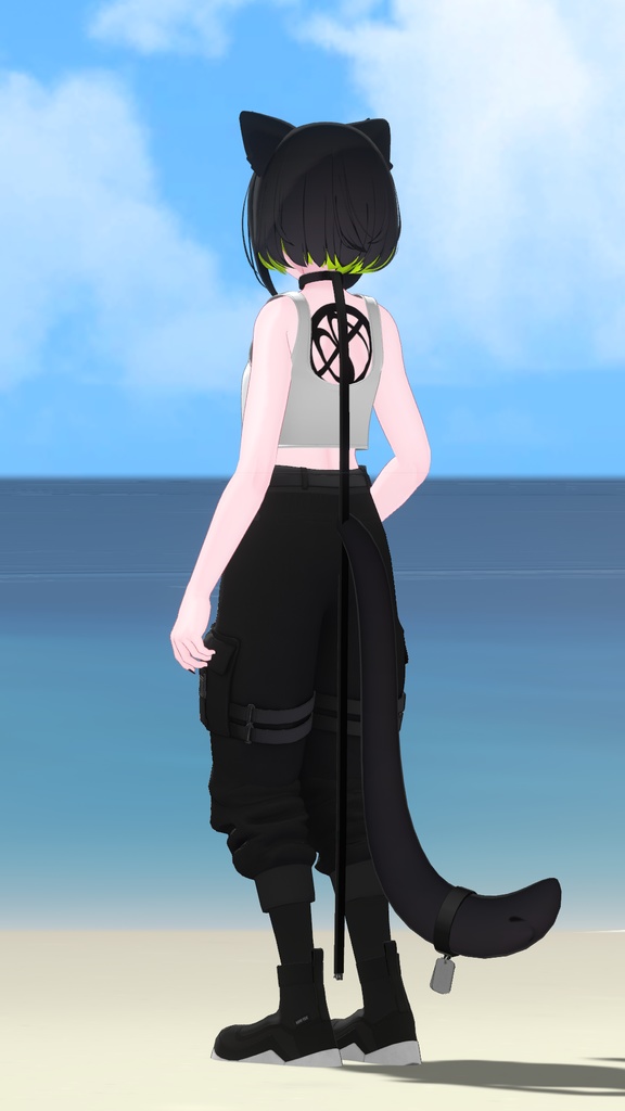 尻尾用ドッグタグ(VRC想定)