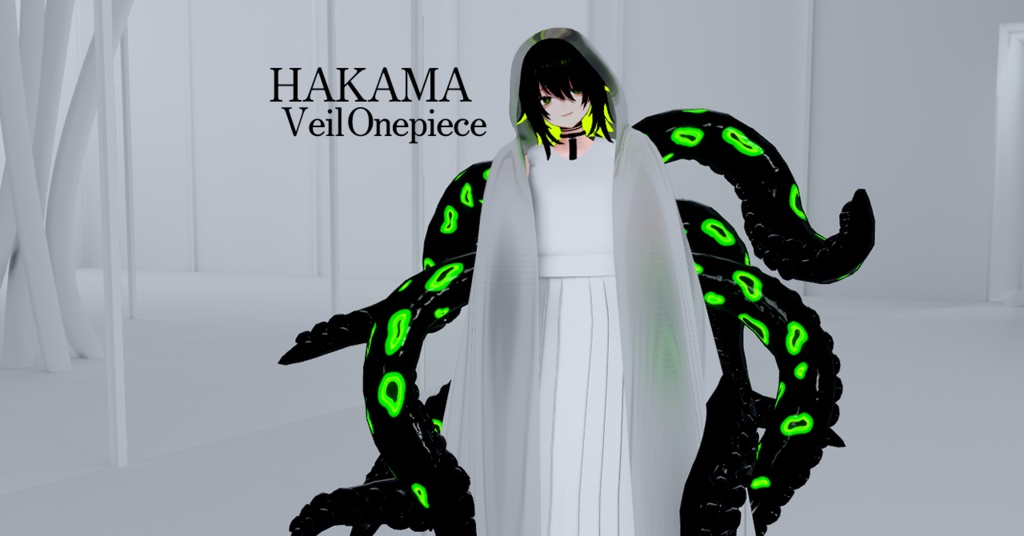 【クラエナ対応】HAKAMA Veil Onepiece