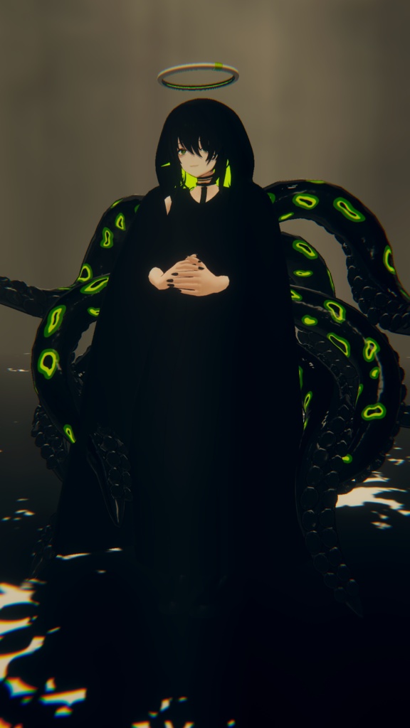 【クラエナ対応】HAKAMA Veil Onepiece