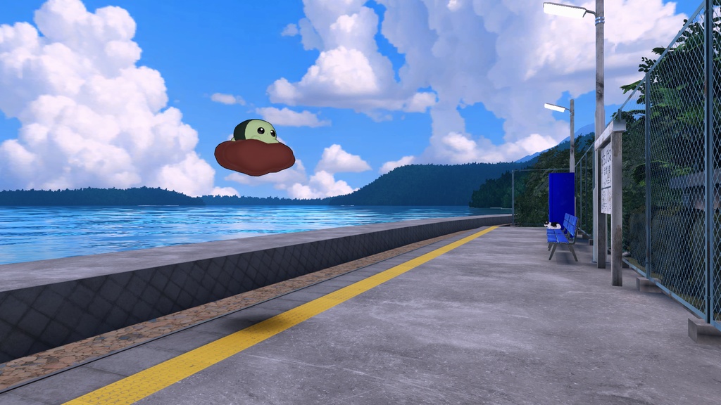 おもち星人「もちゅ」 #もちゅ3D