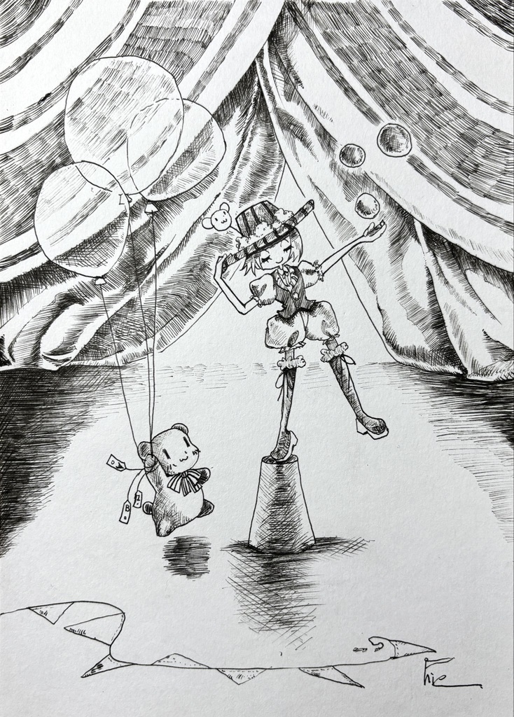 【A5】Always PARADE 03【ペン画・原画】