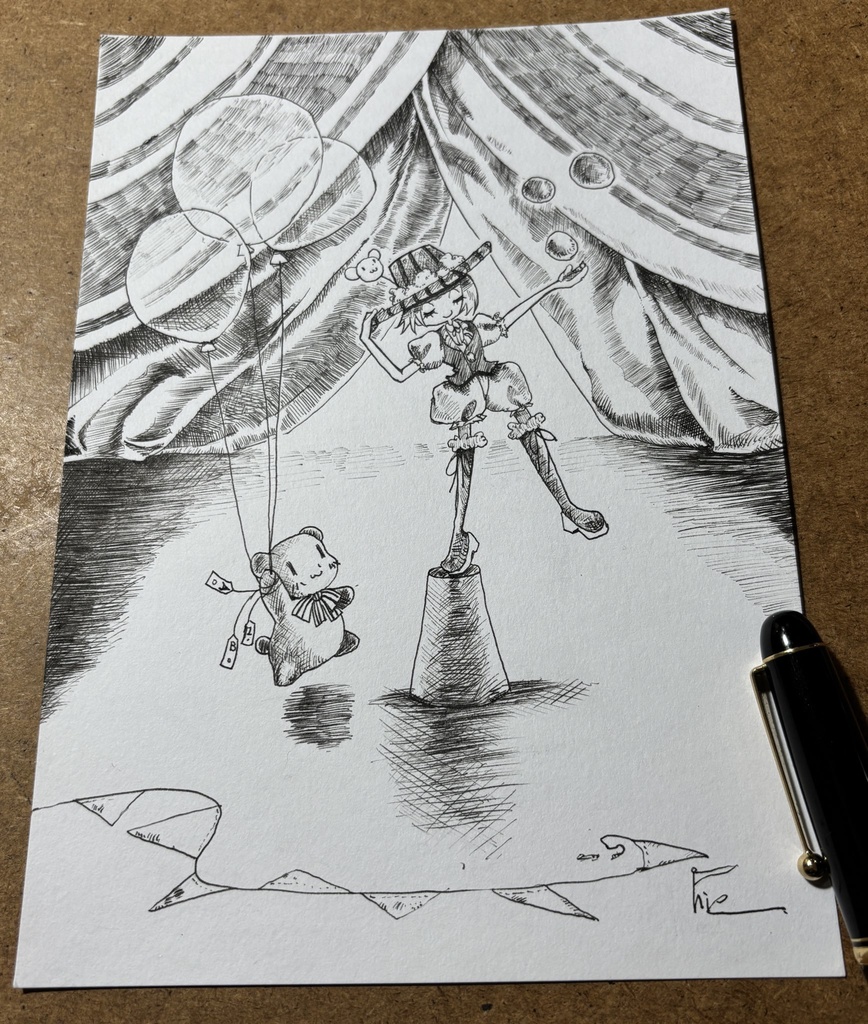 【A5】Always PARADE 03【ペン画・原画】