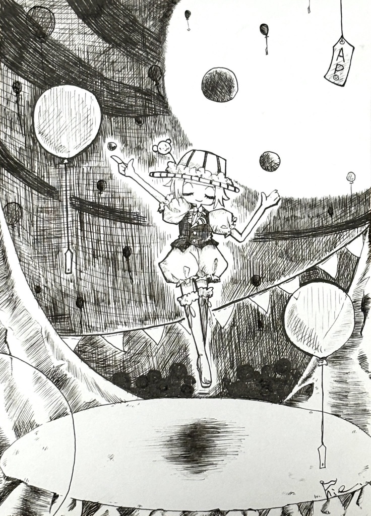 【A5】Always PARADE 04【ペン画・原画】