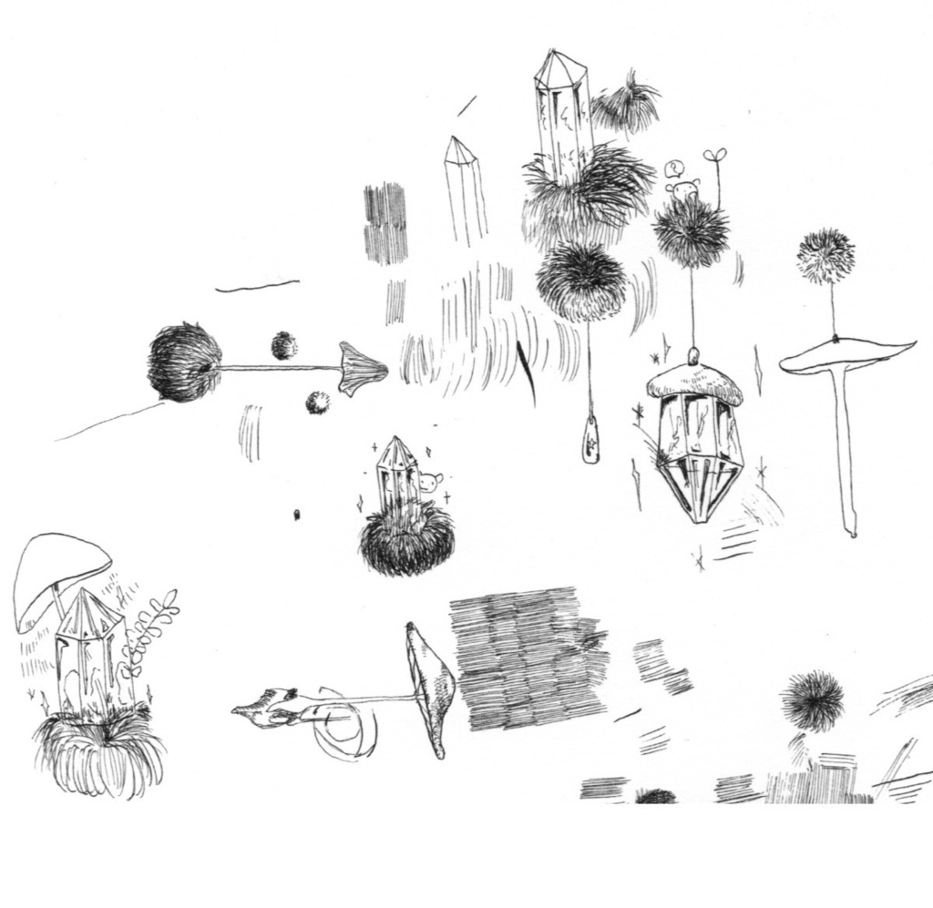 【ZINE・PDF】ひえの脳内-線の記憶-【ペン画のログ】