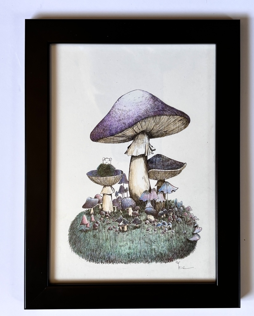 【額装】きのこの湿度【A5サイズ】