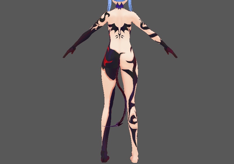 悪魔衣装テクスチャセット