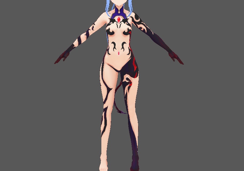 悪魔衣装テクスチャセット