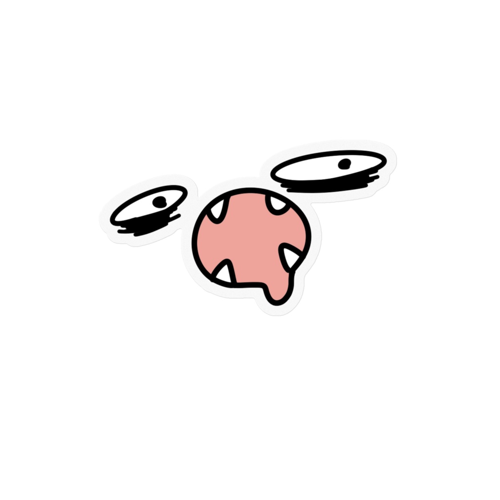 ねむけ顔面ステッカー