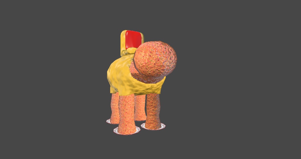 【2種アバター対応】オムライスセット【VRChat 想定 3D衣装モデル】