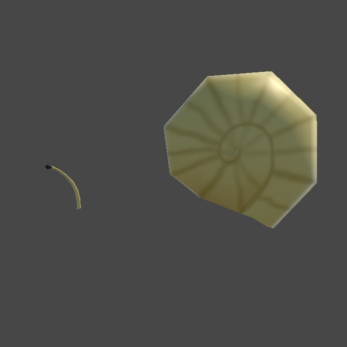 【四足歩行炒飯対応】かたつむりセット【VRChat 想定 3D衣装モデル】