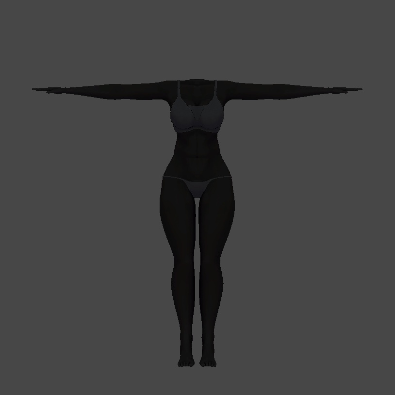 異形頭メイドさんキット【VRChat想定アバター】