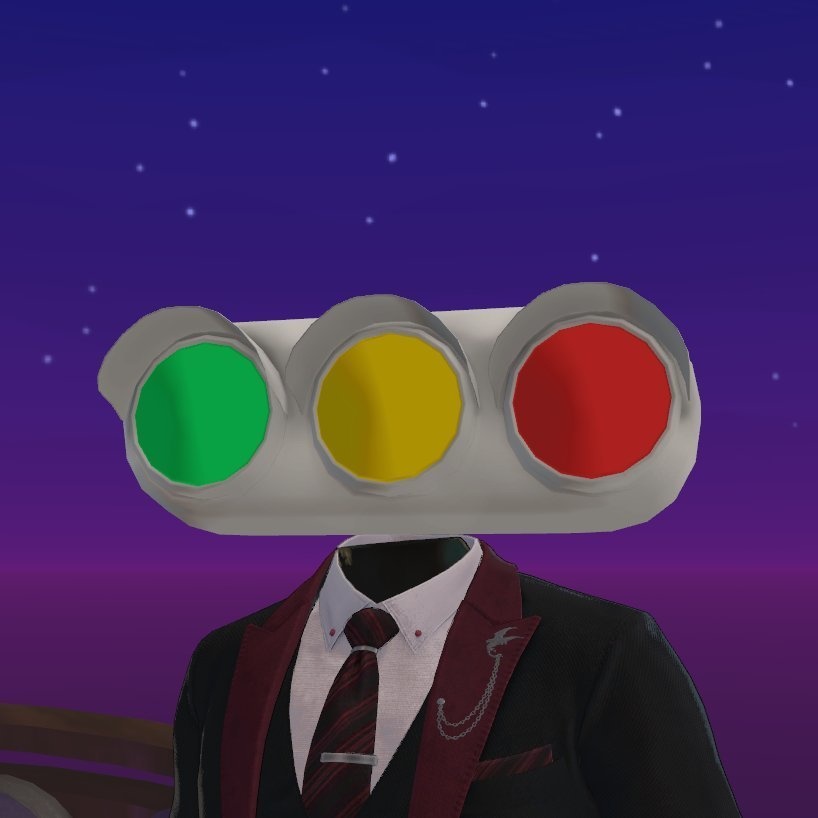 【VRChat】~MAで簡単改変異形頭シリーズ~信号機頭【MA対応】